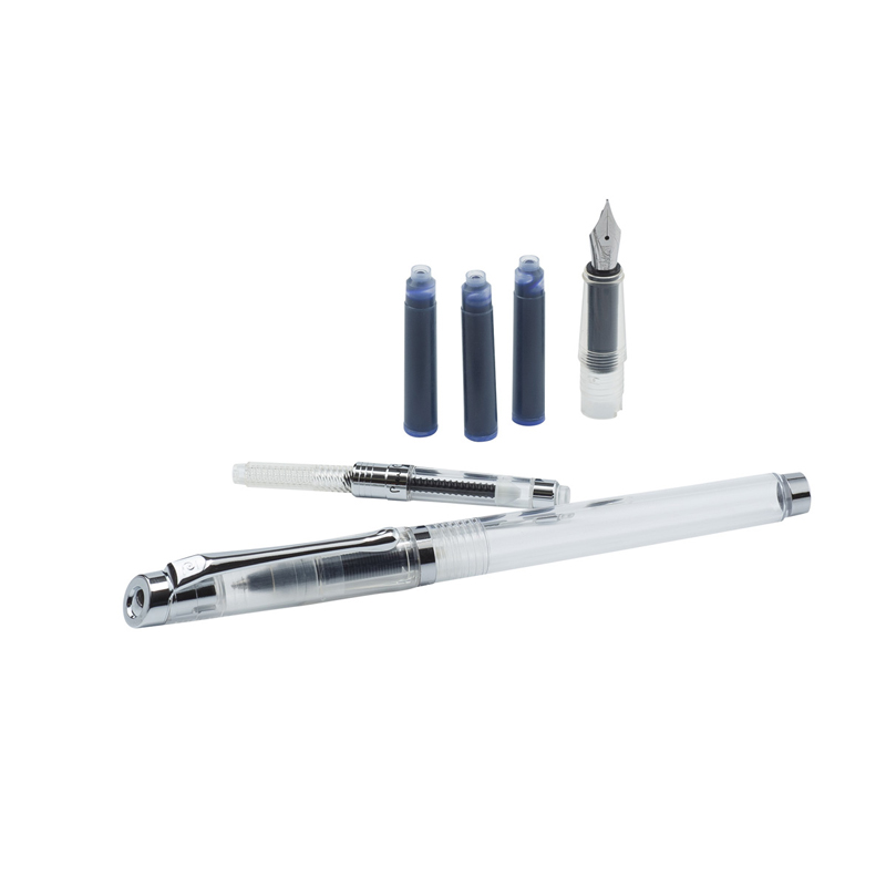 Набор I-SHARE: ручка - роллер + сменная насадка с пером + конвертер + чернила PIERRE CARDIN PCI-001-0