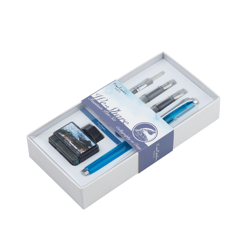 Набор WE-SHARE: перьевая ручка + сменные насадки + конвертер + чернила PIERRE CARDIN PCW-001-4